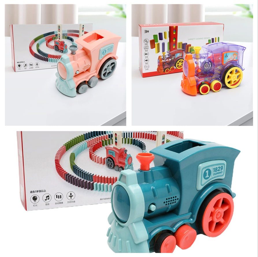 Domino Train Toys Baby Toys Car Puzzle