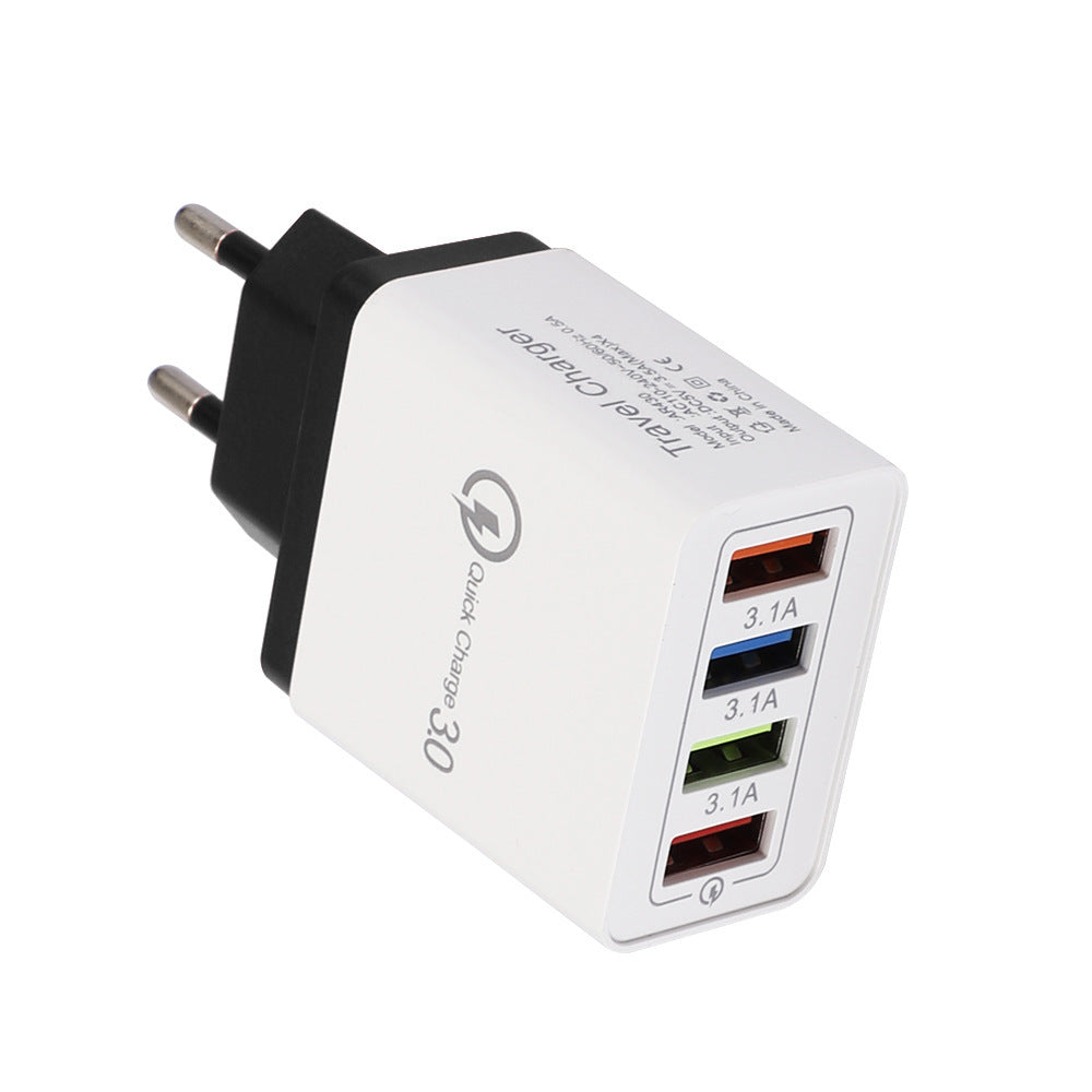 USB Charger Quick Charge 3.0 4 Phone Adapter