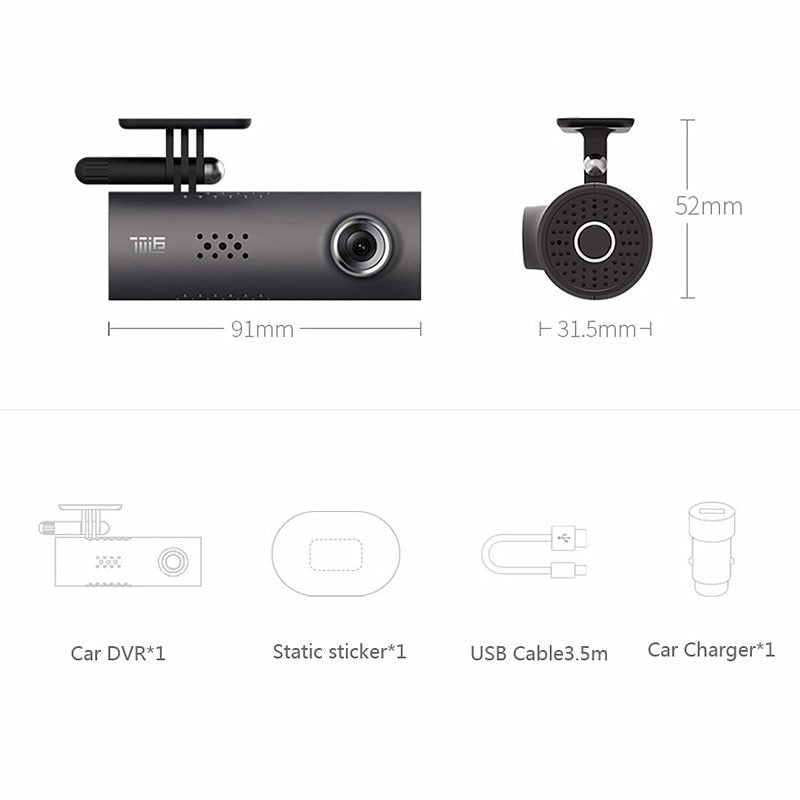 Car Dash Smart WiFi DVR