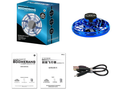Toy Drone LED UFO Type Flying Helicopter Spinner Toy Kids