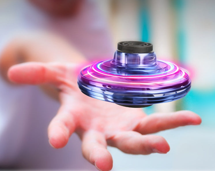 Toy Drone LED UFO Type Flying Helicopter Spinner Toy Kids