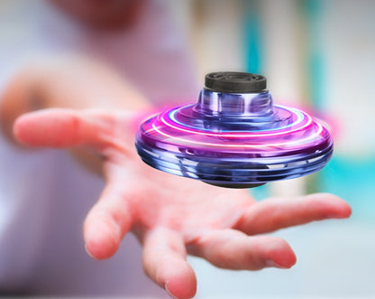 Toy Drone LED UFO Type Flying Helicopter Spinner Toy Kids