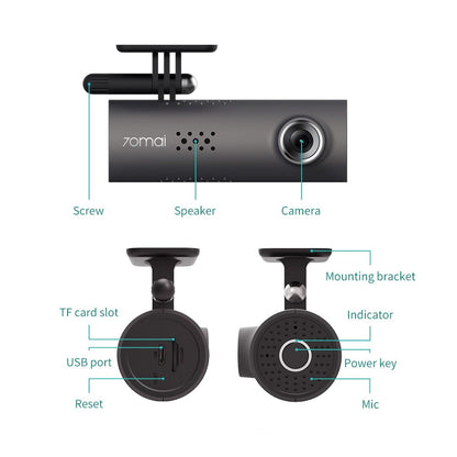 Car Dash Smart WiFi DVR