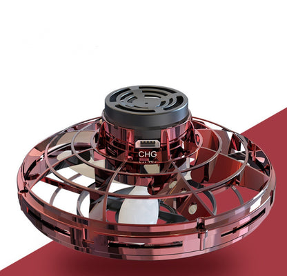 Toy Drone LED UFO Type Flying Helicopter Spinner Toy Kids