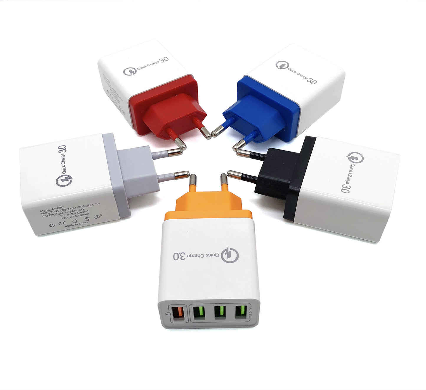 USB Charger Quick Charge 3.0 4 Phone Adapter