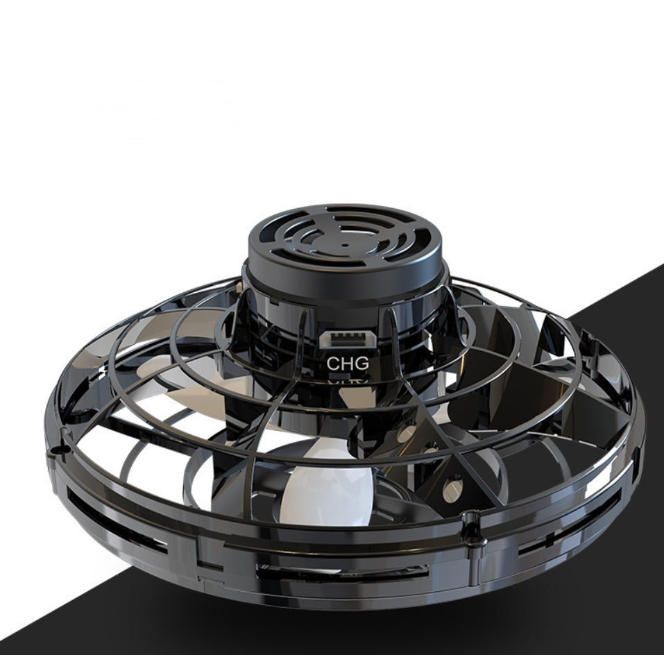 Toy Drone LED UFO Type Flying Helicopter Spinner Toy Kids
