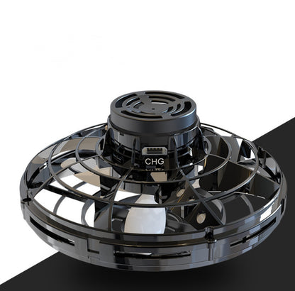 Toy Drone LED UFO Type Flying Helicopter Spinner Toy Kids