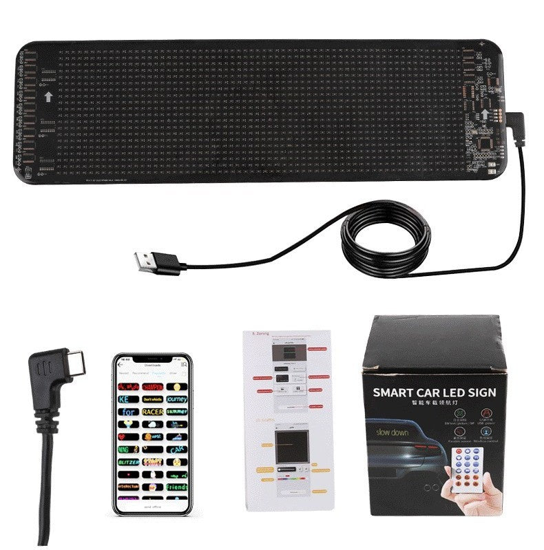 Programmable Car LED Sign