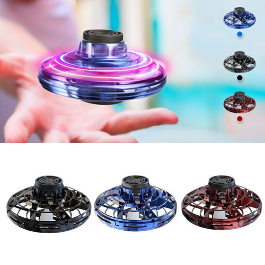 Toy Drone LED UFO Type Flying Helicopter Spinner Toy Kids
